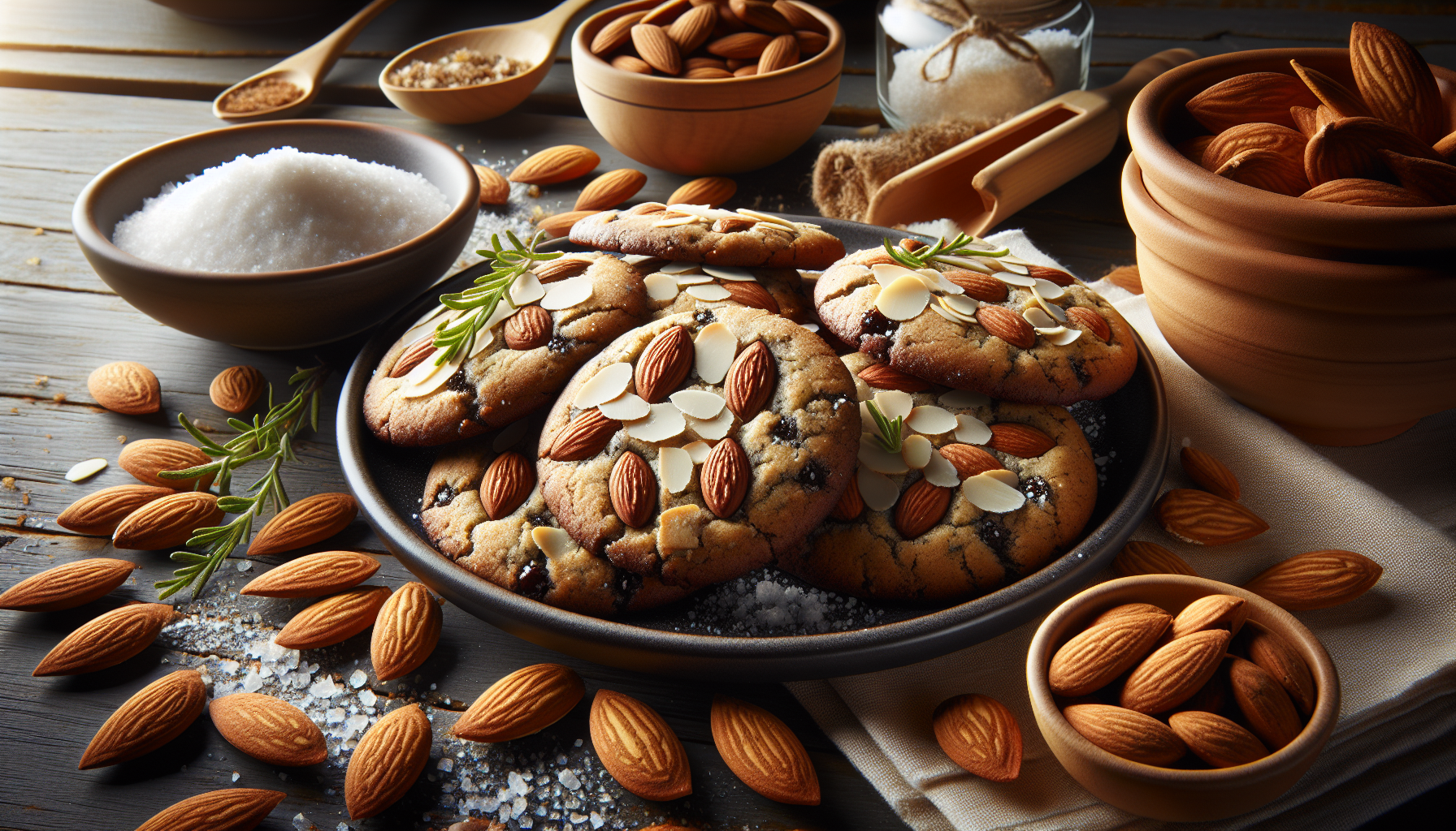 biscottini con farina di mandorle